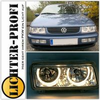 Angel Eyes Scheinwerfer chrom für VW Passat 35i BJ 93-96 Hessen - Calden Vorschau