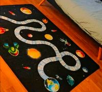 120 x 170 cm Kinderteppich Weltall Navyblau mit Spiel Pfad Dortmund - Kirchhörde Vorschau