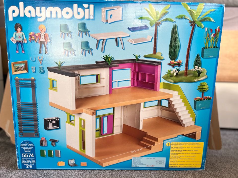 Playmobil 5574 City Life Moderne Luxusvilla + Beleuchtung * Haus in Berlin