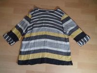 Rabe Damen Shirt Bluse Tunika Gr. 46 grau-gelb-weiß gestreift Schwerin - Lankow Vorschau