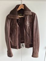 Stradivarius Damen Lederjacke Gr. L schokobraun Wandsbek - Hamburg Poppenbüttel Vorschau