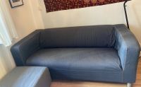 Ikea Klippan Sofa/ Couch mit Hocker Sachsen - Chemnitz Vorschau