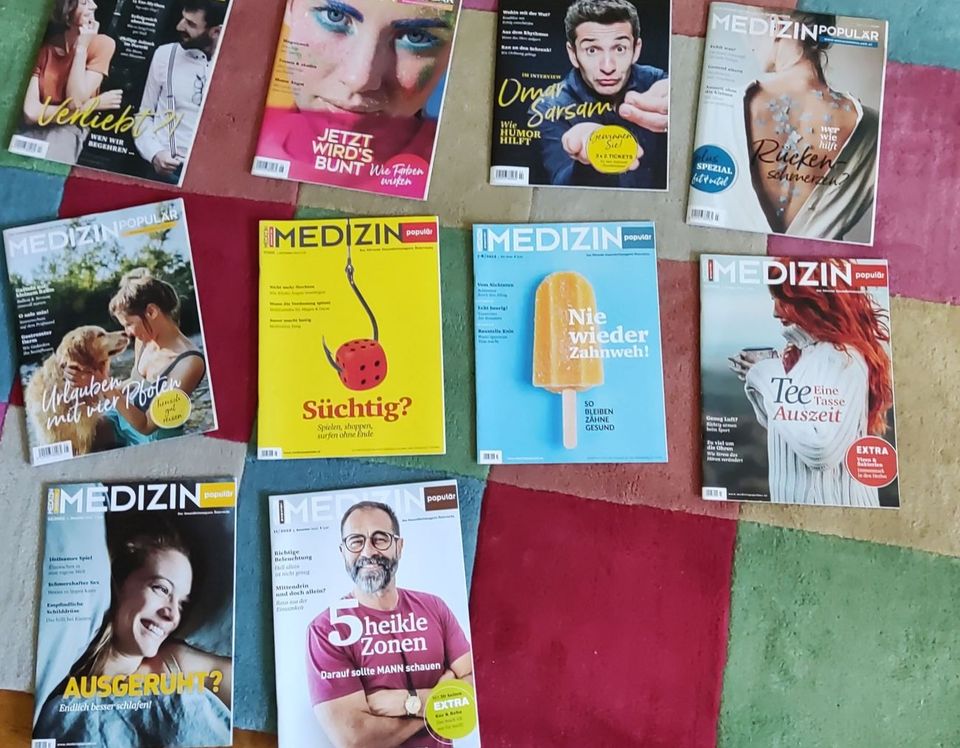 10 Zeitschriften Medizin populär, Preis inkl. Versand innerh. DE in Harthausen