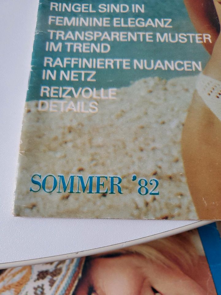 Heft Magazin Stricken Modische Maschen handarbeit Sommer 1982 DDR in Hamburg