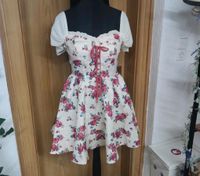 Shein Mod Kleid mit Blumenmuster beige pink Rüschen Sachsen - Marienberg Vorschau