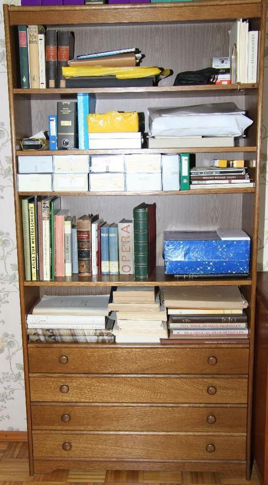 Schrank Bücherschrank Büroschrank mit Schubladen in Leimen