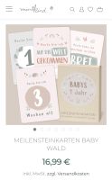 Meilensteinkarten / Erinnerungen ans erste Baby Jahr - 32 Karten Dresden - Blasewitz Vorschau