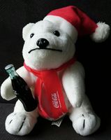 Coca-Cola Eisbär mit Weihnachtsmütze und Flasche unbenutzt 18cm Bayern - Brand Vorschau