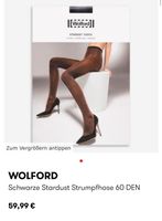 WOLFORD ORIGINAL STARDUST Strumpfhose Gr S schwarz 60 DEN NEU Bayern - Ansbach Vorschau