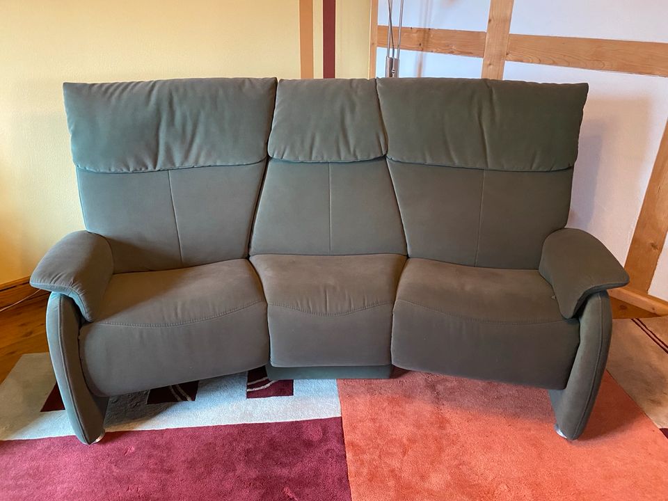 Hochwertiges Himolla Trapez Leder Sofa, Couch inkl. 3 Sessel in Schondra