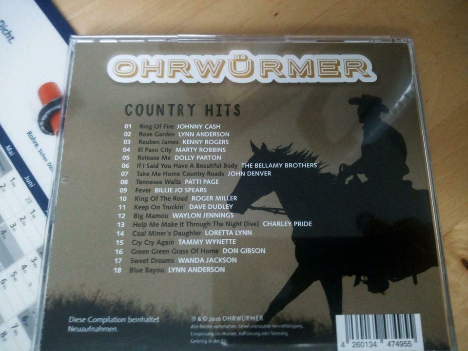 3 Cd´s Country CD - 2 x Country Legends Teil 1+2 u. Country Hits in Olching