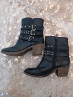 Stiefeletten gr. 39 schwarz Nieten Hessen - Hasselroth Vorschau