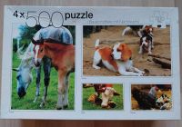 Puzzle "Bauernhoftiere mit Nachwuchs" 4x 500 Teile Sachsen-Anhalt - Teuchern Vorschau
