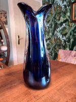 Schwere edle Vase dunkelblau mit Metallic-Effekten Rheinland-Pfalz - Burgschwalbach Vorschau