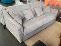 2-Sitzer Sofa Couch grau Webstoff inkl. Kissen Wohnzimmer Bielefeld - Bielefeld (Innenstadt) Vorschau