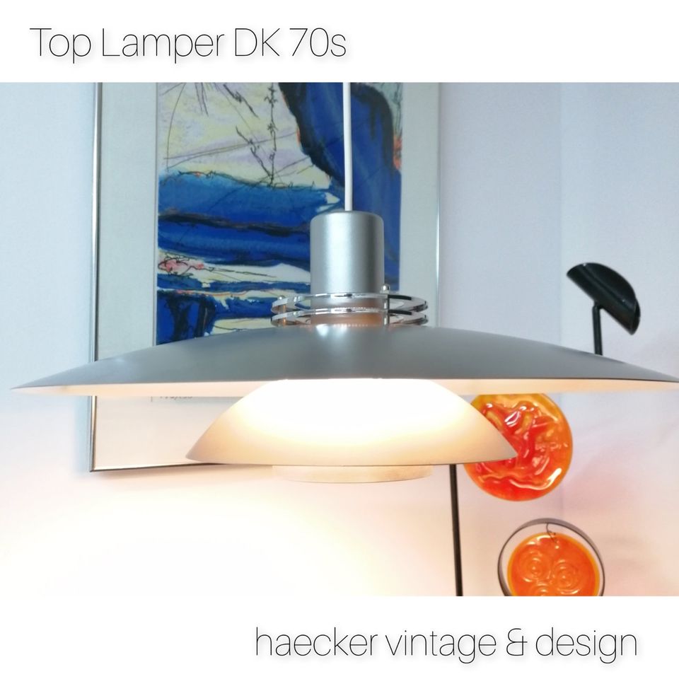 Lampe zu danish design zu 70er poulsen teak TOP LAMPER retro in Flensburg