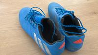 Fußballschuhe Adidas Größe 42/43 blau mit Nocken Niedersachsen - Melbeck Vorschau