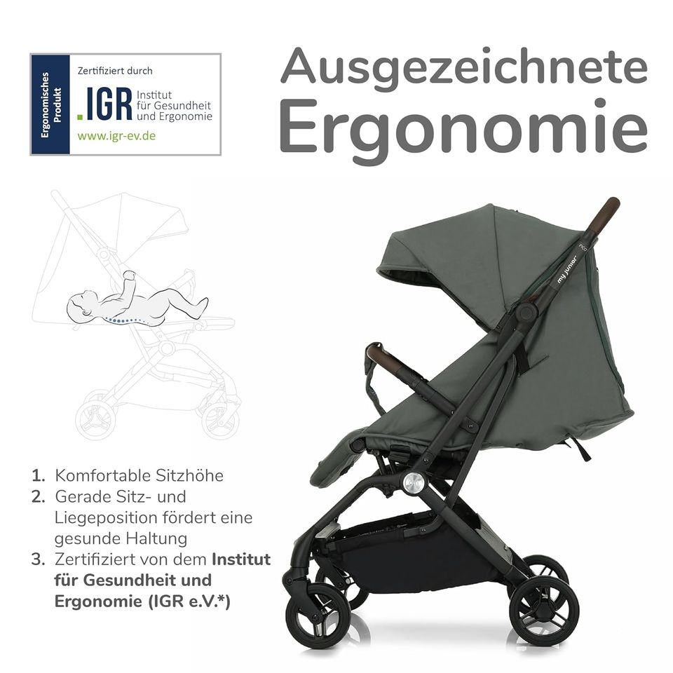 My Junior Buggy PICO 2 - 6 Farben zur Auswahl – inkl. XXL-Zubehörpaket - Ausgezeichnete Ergonomie - NEU in Fulda