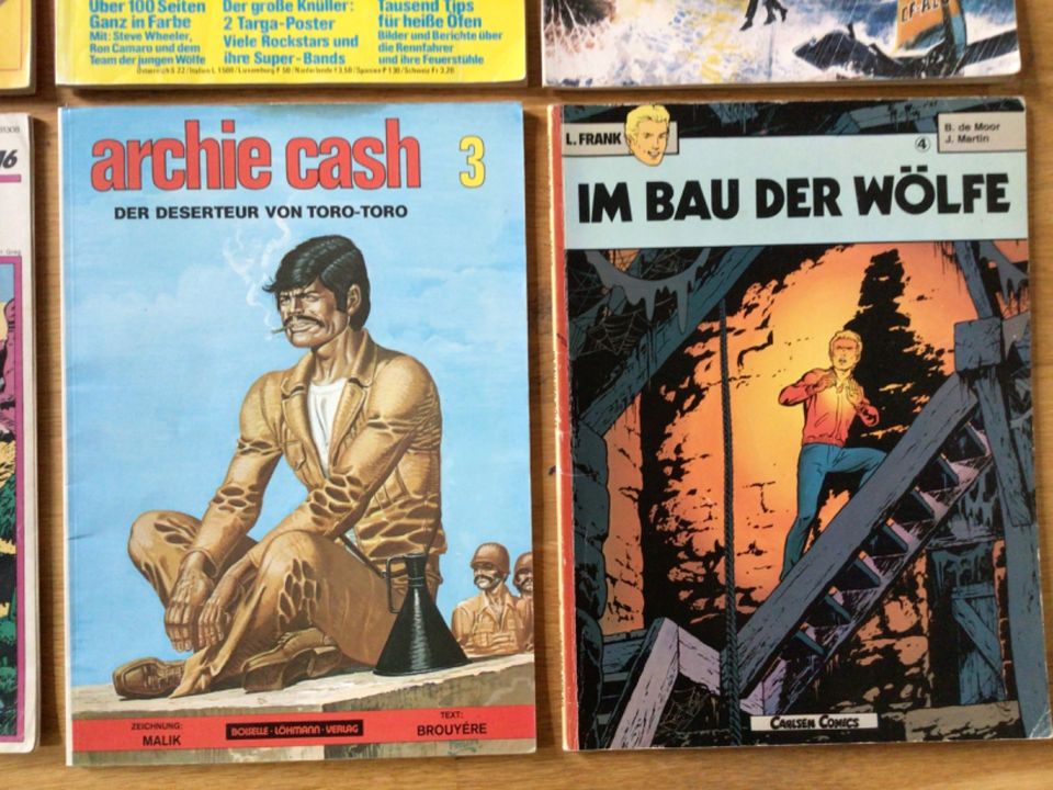 L. Frank, Dan Cooper, Luc Orient u. a. 6x Comic-Klassiker in Frechen