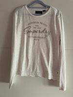 Superdry Langarmshirt Größe 40 weiß Saarland - Riegelsberg Vorschau