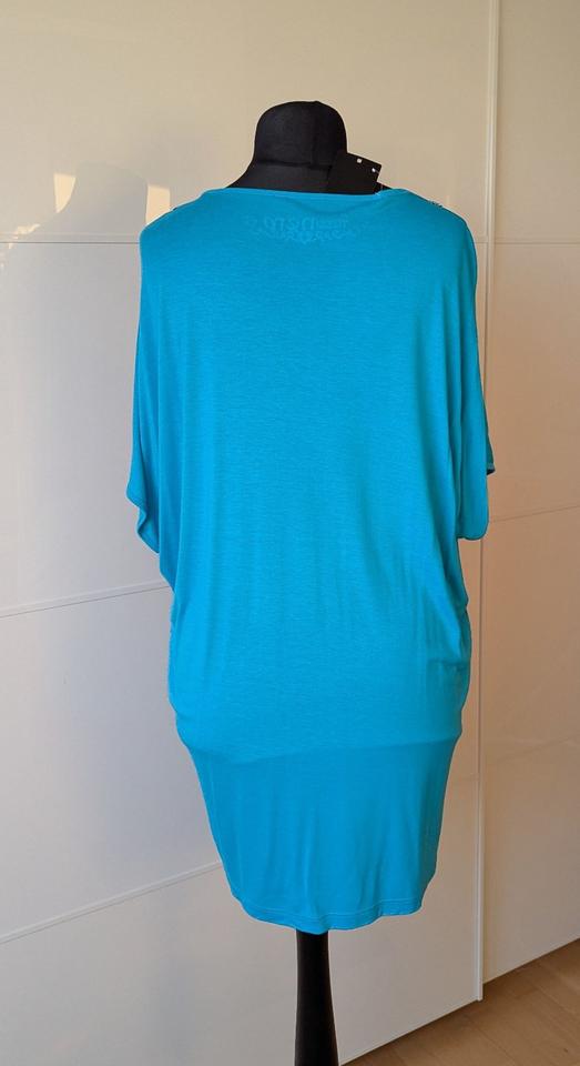 Neu Gr. 42 Tunika T - Shirt Badekleid Tuzzi blau gemustert in Forchheim