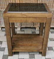 Mobile Küchen Arbeitstisch aus Holz mit Marmor Platte Hessen - Darmstadt Vorschau