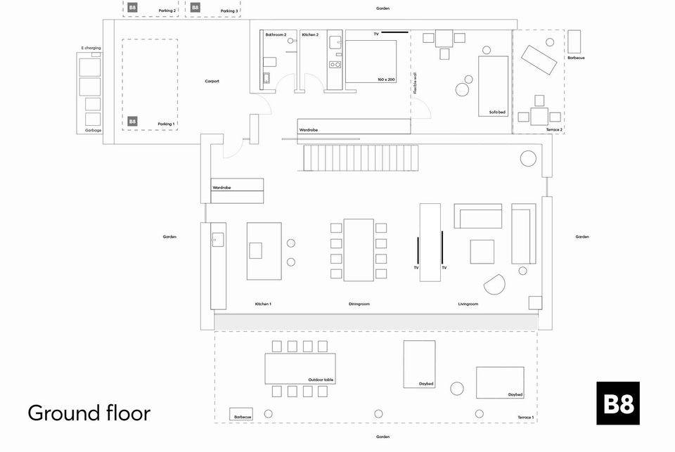 Architektenvilla mit gehobener Ausstattung zum Wohnen oder Wohnen & Arbeiten in Stein