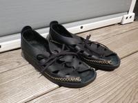 BÄR Sandale Schnürer schwarz Nubuk Leder 6,5 6 39 40 25,5 cm Hessen - Kelkheim Vorschau