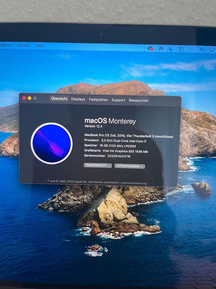 MacBook Pro 13 Zoll 1TB, 16GB RAM, 3,3GHz Dual-Core Intel Core i7 in Frankfurt am Main