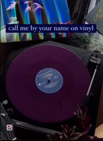 Call me by your name „velvet purple“ marbled vinyl Thüringen - Weimar Vorschau