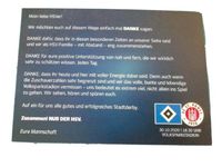 Hamburger SV Grußkarte Derby HSV FC St.Pauli Saison 2020/2021 Hamburg-Mitte - HafenCity Vorschau