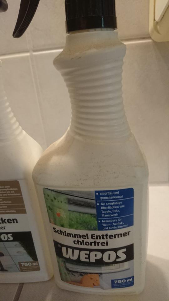 Schimmel Entferner & Hygiene Reiniger v. Wepos 750 ml Sprühflasch in Meißen