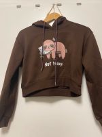 Shein cropped Faultier Hoodie, Gr. XS (Gr. 158) Dresden - Albertstadt Vorschau