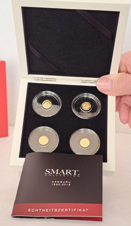 Goldmünzen Satz der „SMART Collection 2018“ Känguru-Motive in Reinbek