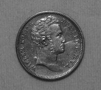 Silber Niederländisch Indien Willem I, 1834, 1/4 Gulden VZ/XF Düsseldorf - Eller Vorschau