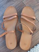 Sandalen slipper von H&M,  Leder Gr. 40 Niedersachsen - Buxtehude Vorschau