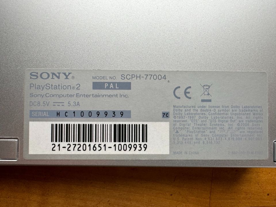 PlayStation 2 slim Silber in Salgen