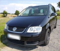 VW TOURAN Trendline 1,9 TDI, 105 PS DSG 1.Hand schwarz beige Hessen - Schöneck Vorschau