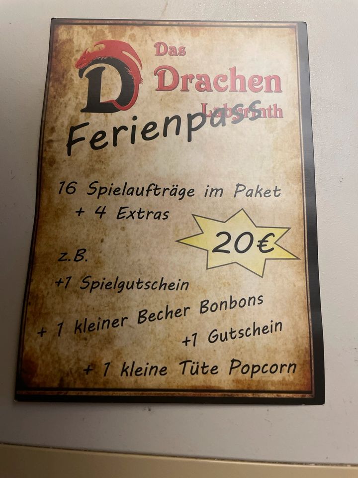 Gutschein Ferienpass für 1 Kind (oder 1 Person) in Hamburg