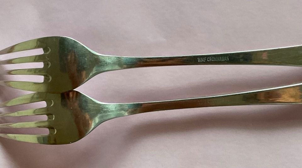 WMF Besteck Detmold Cromargan Messer und Gabel Tafelbesteck in Düsseldorf