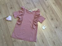 Shirt mit Rüschen H&M 134/140 Brandenburg - Geltow Vorschau