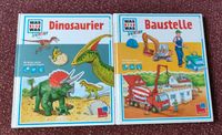 2 Was ist was Bücher Dinosaurier und Baustelle mit Klappen Baden-Württemberg - Mulfingen Vorschau