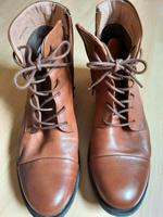 Stiefel Stiefeletten Leder Cognac 40 Hamburg-Mitte - Hamburg Billstedt   Vorschau