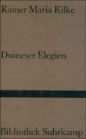 Duineser Elegien - Rainer Maria Rilke München - Pasing-Obermenzing Vorschau