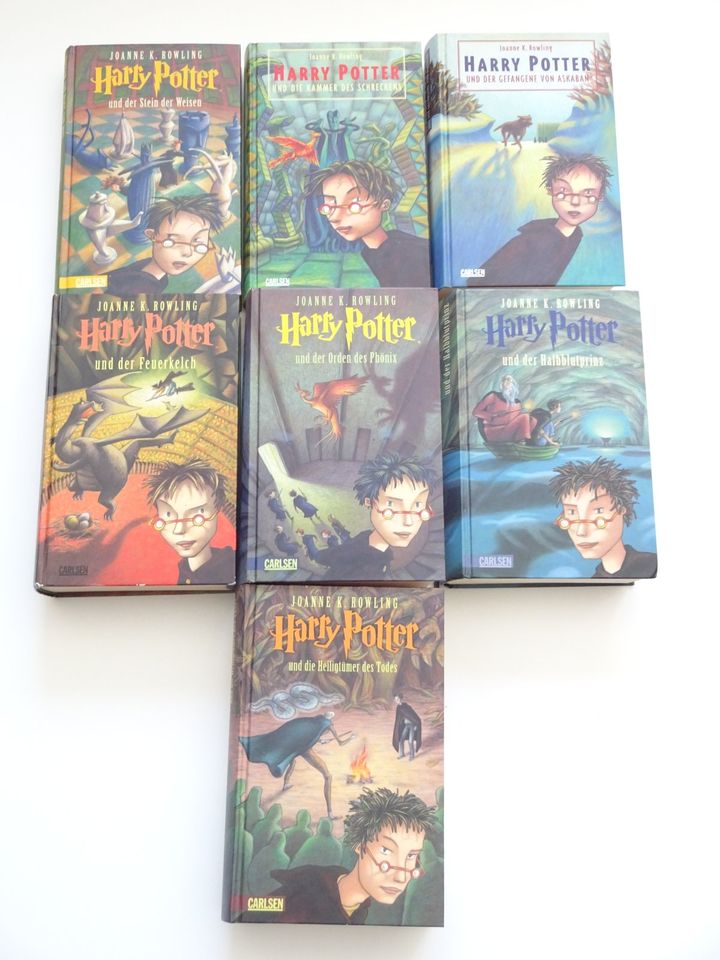 Harry Potter 1-7, komplett, gebundene Bücher, J.K. Rowling in Berlin