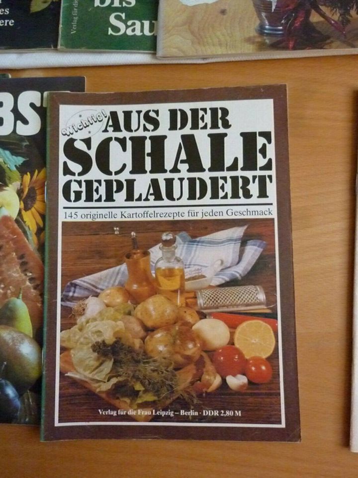 9 DDR- Back- Koch- Gemüse- Rezept- Hefte Verlag für die Frau in Halle