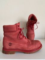 Timberland Boots 40 rot wasserdicht mit Gebrauchsspuren Baden-Württemberg - Grenzach-Wyhlen Vorschau