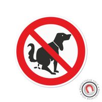 Verbotsschild kein Hundeklo Schild Warnschild Magnetschild Nordrhein-Westfalen - Castrop-Rauxel Vorschau