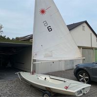 Laser Segeljolle Segelboot inkl. 3 Segeln und Slipwagen Rheinland-Pfalz - Ludwigshafen Vorschau