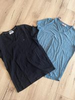 Tommy Hilfiger T-Shirts Herren Gr XL blau schwarz neuwertig Hessen - Gernsheim  Vorschau